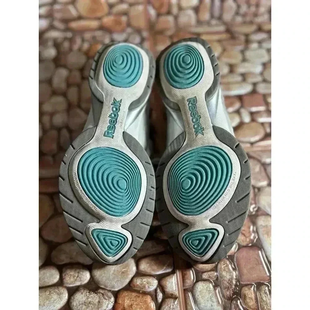 Reebok Easytone 10 Gray Silver Women’s Athletic Sneakers - Picture 14 of 16